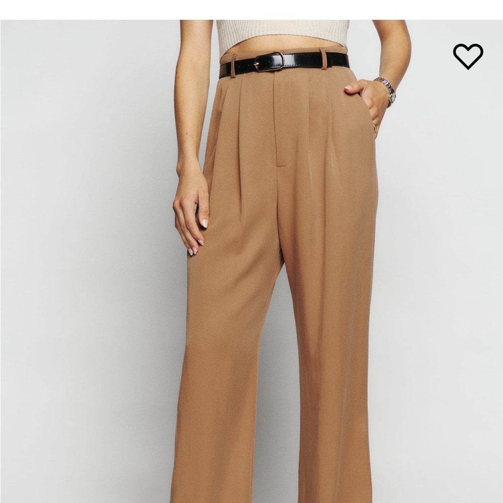 Reformation Mason Pants, camel, NWT, original $178, asking $80